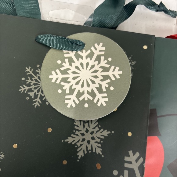 3 Pcs Wine Bottle Gift Bags  Place & Time Holiday 5.2 x 13.2 Christmas - Picture 2 of 8